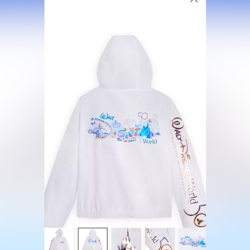 Walt Disney World 50th Anniversary Windbreaker